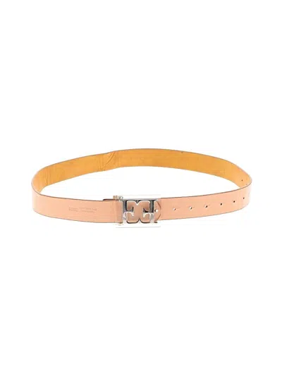 Pre-owned Assorted Brands Belt In Tan