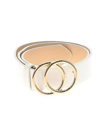 Pre-owned Assorted Brands Belt In White