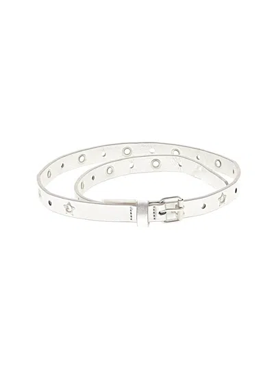 Pre-owned Assorted Brands Belt In White