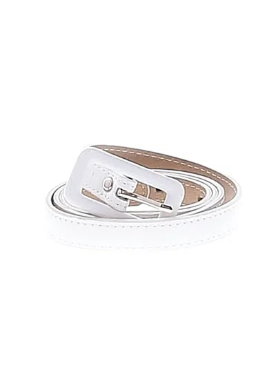 Pre-owned Assorted Brands Belt In White