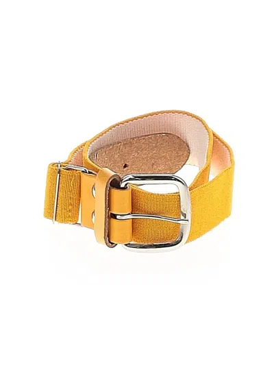 Pre-owned Assorted Brands Belt In Yellow