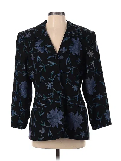 Pre-owned Assorted Brands Blazer Jacket In Black