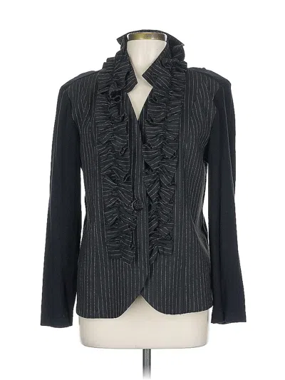 Pre-owned Assorted Brands Blazer Jacket In Black