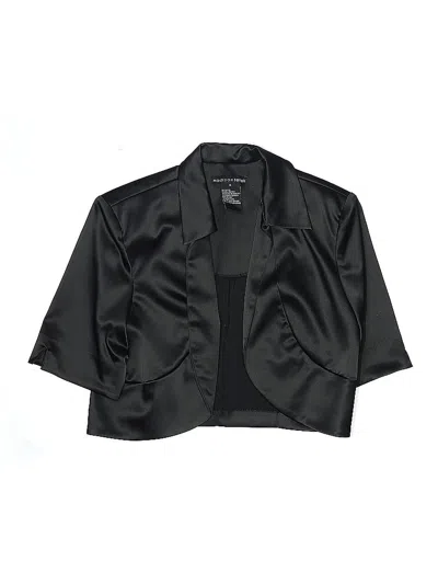 Pre-owned Assorted Brands Kids' Blazer Jacket In Black