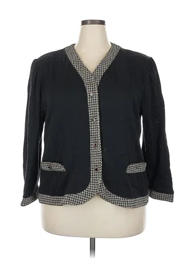 Pre-owned Assorted Brands Blazer Jacket In Black