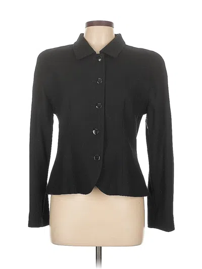 Pre-owned Assorted Brands Blazer Jacket In Black