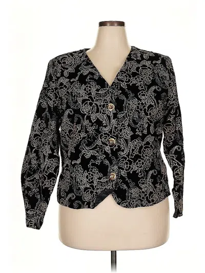 Pre-owned Assorted Brands Blazer Jacket In Black