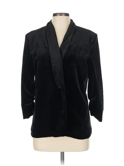 Pre-owned Assorted Brands Blazer Jacket In Black