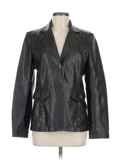 Pre-owned Assorted Brands Blazer Jacket In Black