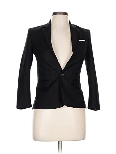 Pre-owned Assorted Brands Blazer Jacket In Black
