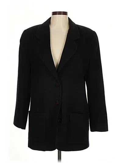 Pre-owned Assorted Brands Blazer Jacket In Black