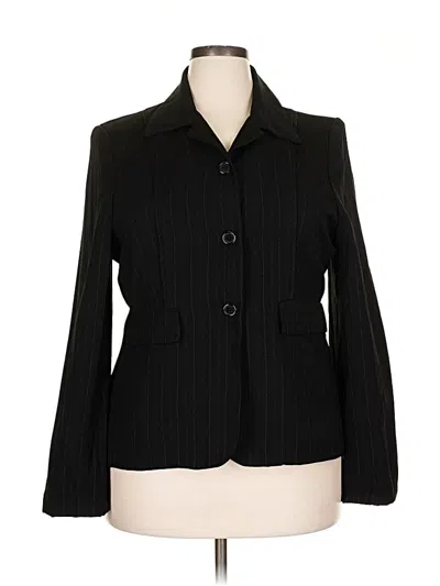 Pre-owned Assorted Brands Blazer Jacket In Black