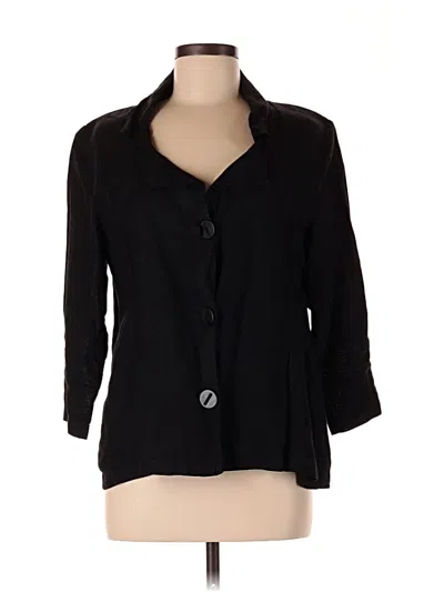 Pre-owned Assorted Brands Blazer Jacket In Black