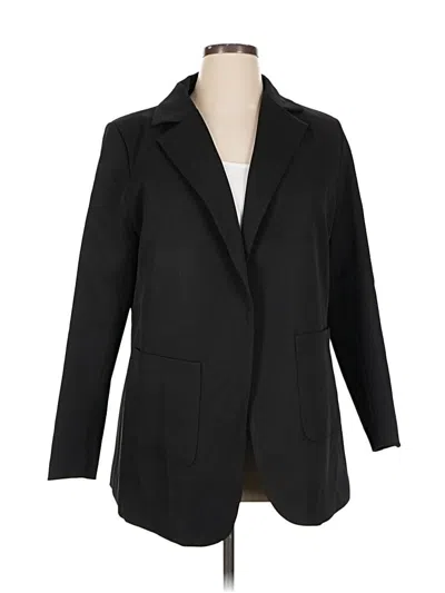 Pre-owned Assorted Brands Blazer Jacket In Black