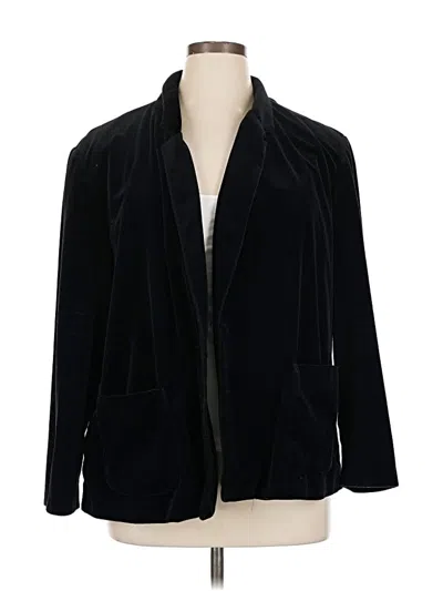 Pre-owned Assorted Brands Blazer Jacket In Black