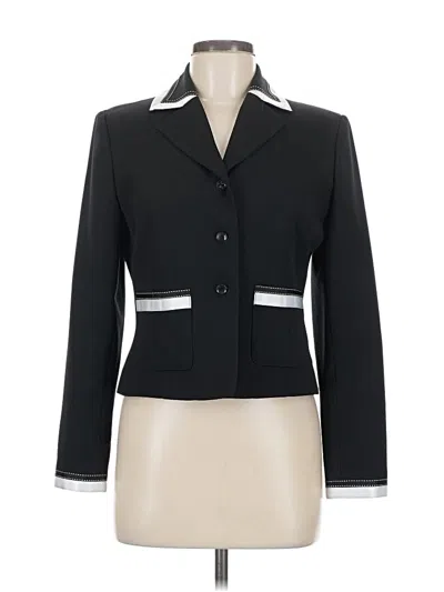 Pre-owned Assorted Brands Blazer Jacket In Black