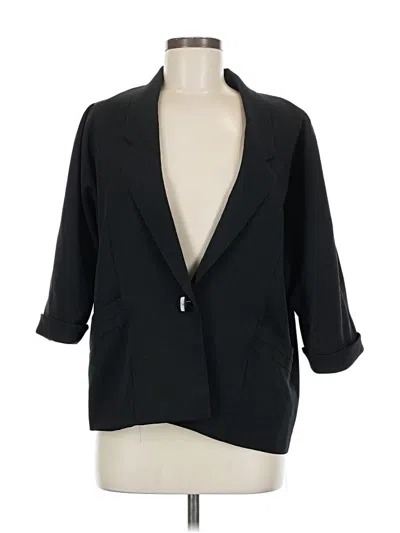 Pre-owned Assorted Brands Blazer Jacket In Black