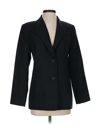 Pre-owned Assorted Brands Blazer Jacket In Black