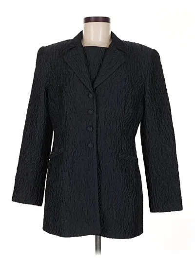 Pre-owned Assorted Brands Blazer Jacket In Black