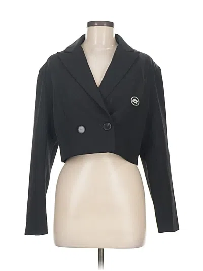 Pre-owned Assorted Brands Blazer Jacket In Black