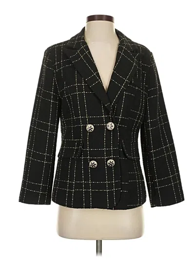 Pre-owned Assorted Brands Blazer Jacket In Black