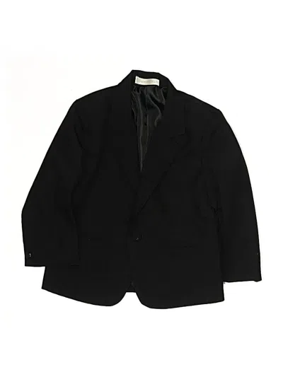 Pre-owned Assorted Brands Kids' Blazer Jacket In Black