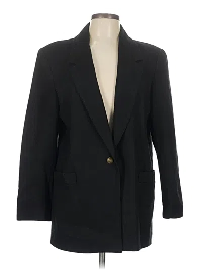 Pre-owned Assorted Brands Blazer Jacket In Black