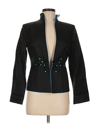 Pre-owned Assorted Brands Blazer Jacket In Black