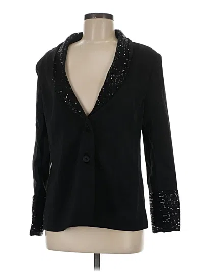 Pre-owned Assorted Brands Blazer Jacket In Black