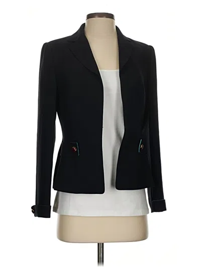 Pre-owned Assorted Brands Blazer Jacket In Black