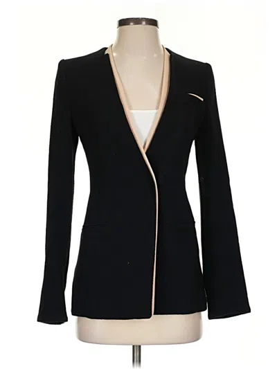 Pre-owned Assorted Brands Blazer Jacket In Black