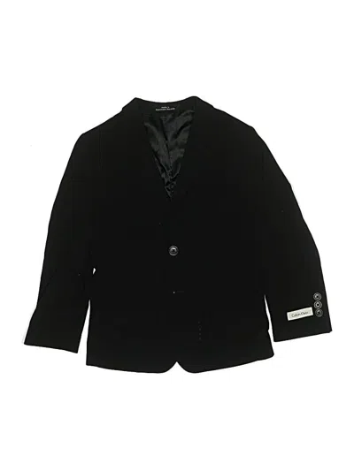 Pre-owned Assorted Brands Kids' Blazer Jacket In Black