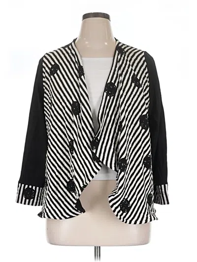 Pre-owned Assorted Brands Blazer Jacket In Black