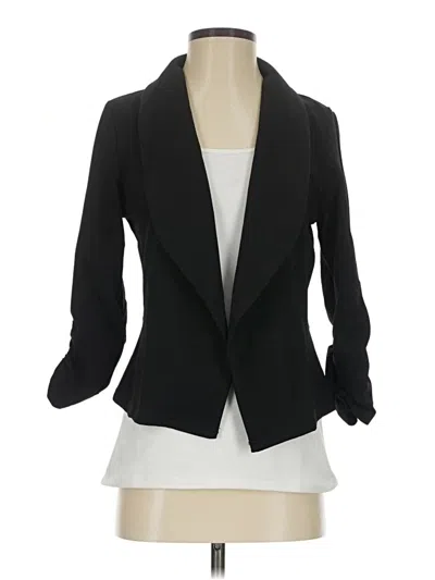 Pre-owned Assorted Brands Blazer Jacket In Black