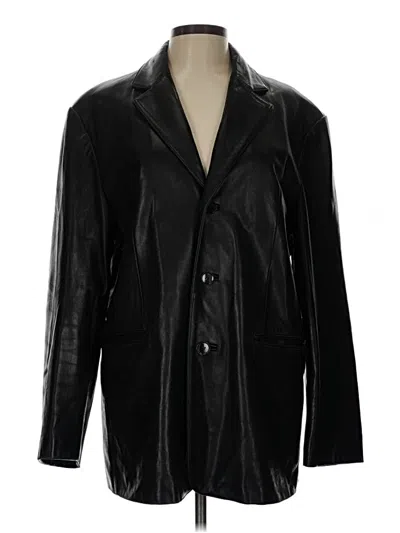 Pre-owned Assorted Brands Blazer Jacket In Black