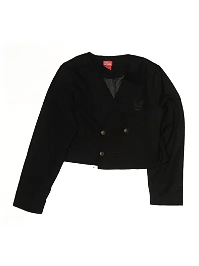 Pre-owned Assorted Brands Kids' Blazer Jacket In Black