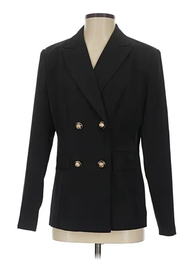 Pre-owned Assorted Brands Blazer Jacket In Black