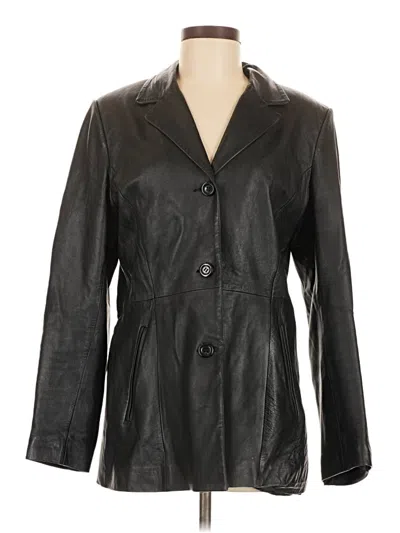Pre-owned Assorted Brands Blazer Jacket In Black