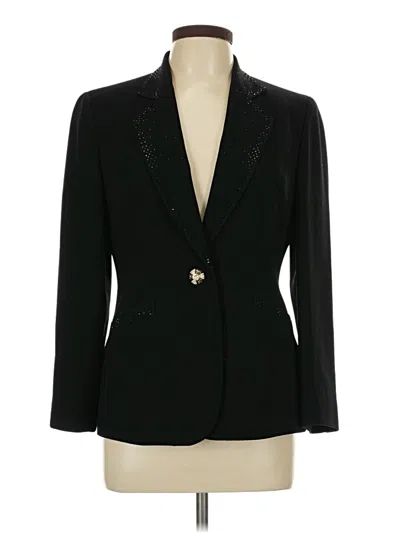 Pre-owned Assorted Brands Blazer Jacket In Black