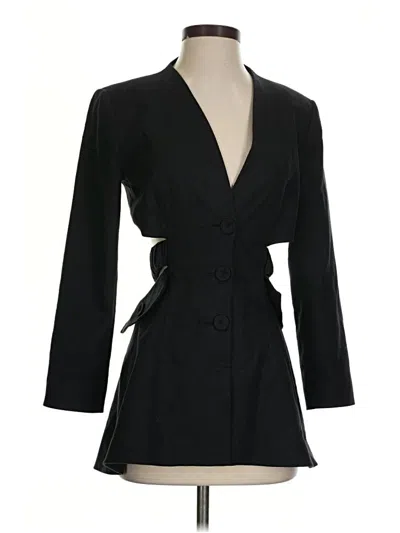 Pre-owned Assorted Brands Blazer Jacket In Black