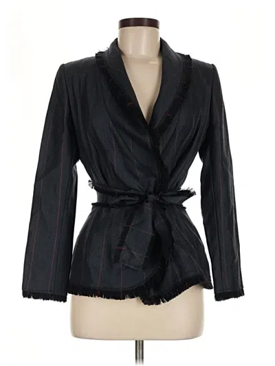Pre-owned Assorted Brands Blazer Jacket In Black