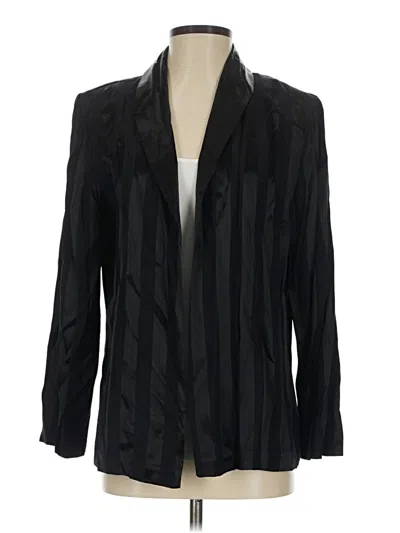 Pre-owned Assorted Brands Blazer Jacket In Black