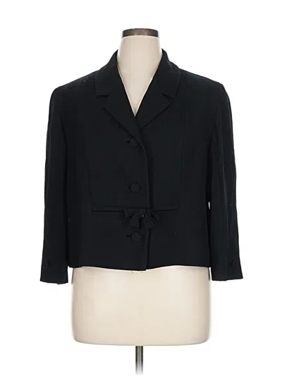 Pre-owned Assorted Brands Blazer Jacket In Black