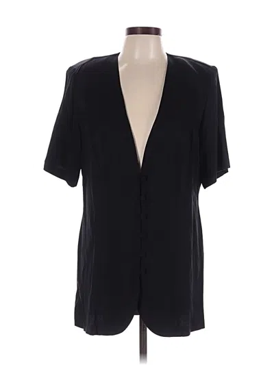 Pre-owned Assorted Brands Blazer Jacket In Black