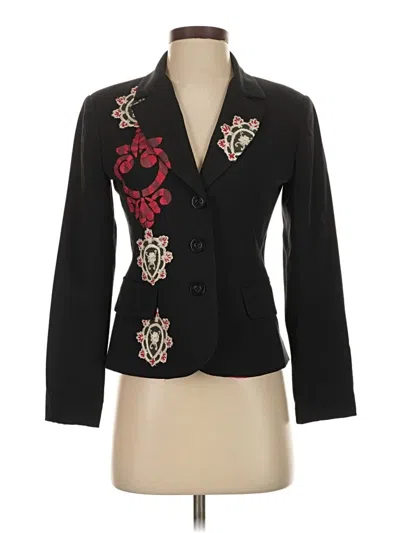 Pre-owned Assorted Brands Blazer Jacket In Black