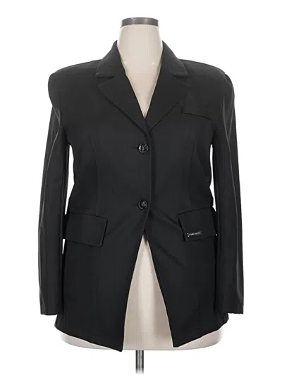 Pre-owned Assorted Brands Blazer Jacket In Black