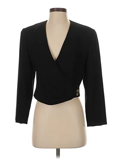 Pre-owned Assorted Brands Blazer Jacket In Black