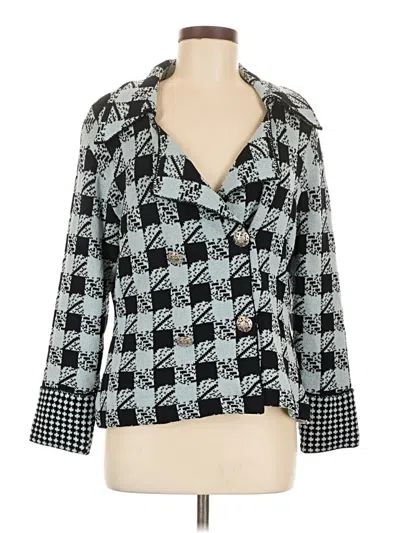 Pre-owned Assorted Brands Blazer Jacket In Black