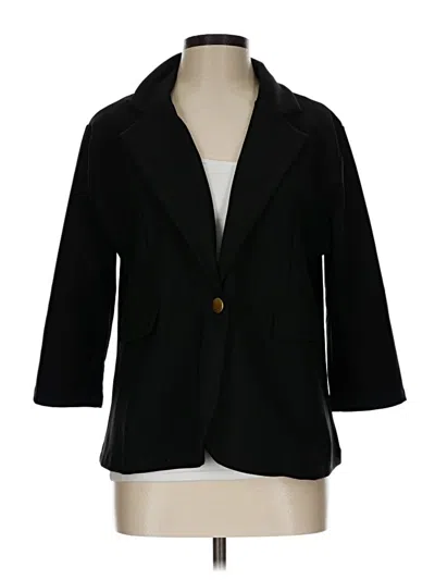 Pre-owned Assorted Brands Blazer Jacket In Black