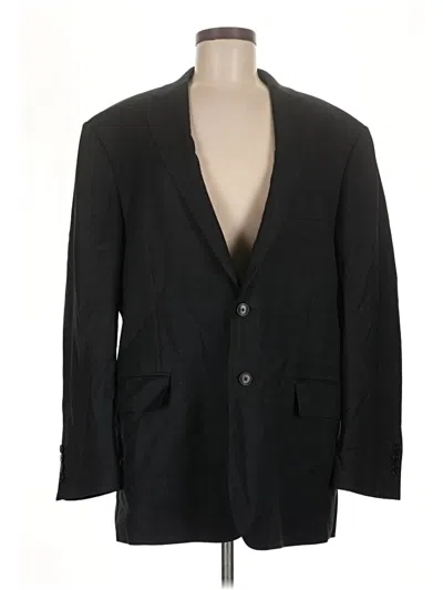 Pre-owned Assorted Brands Blazer Jacket In Black